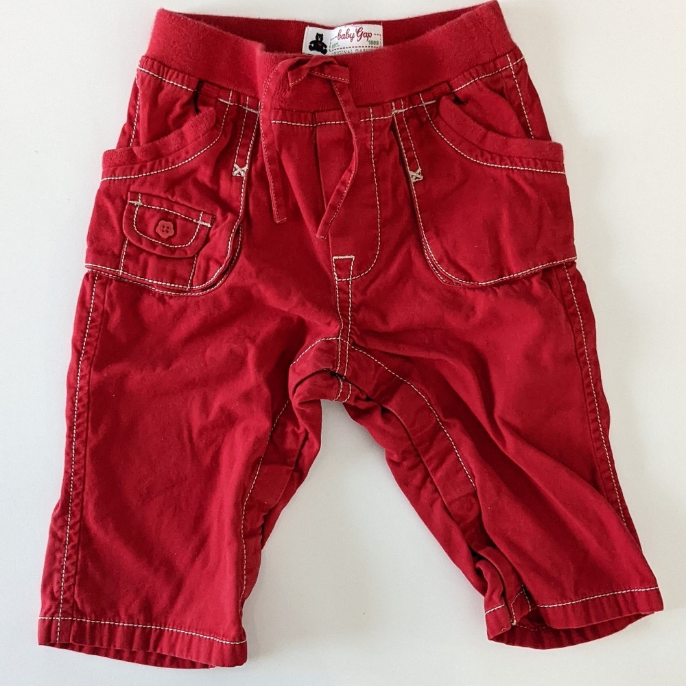 Baby Gap 6-12 month red pants